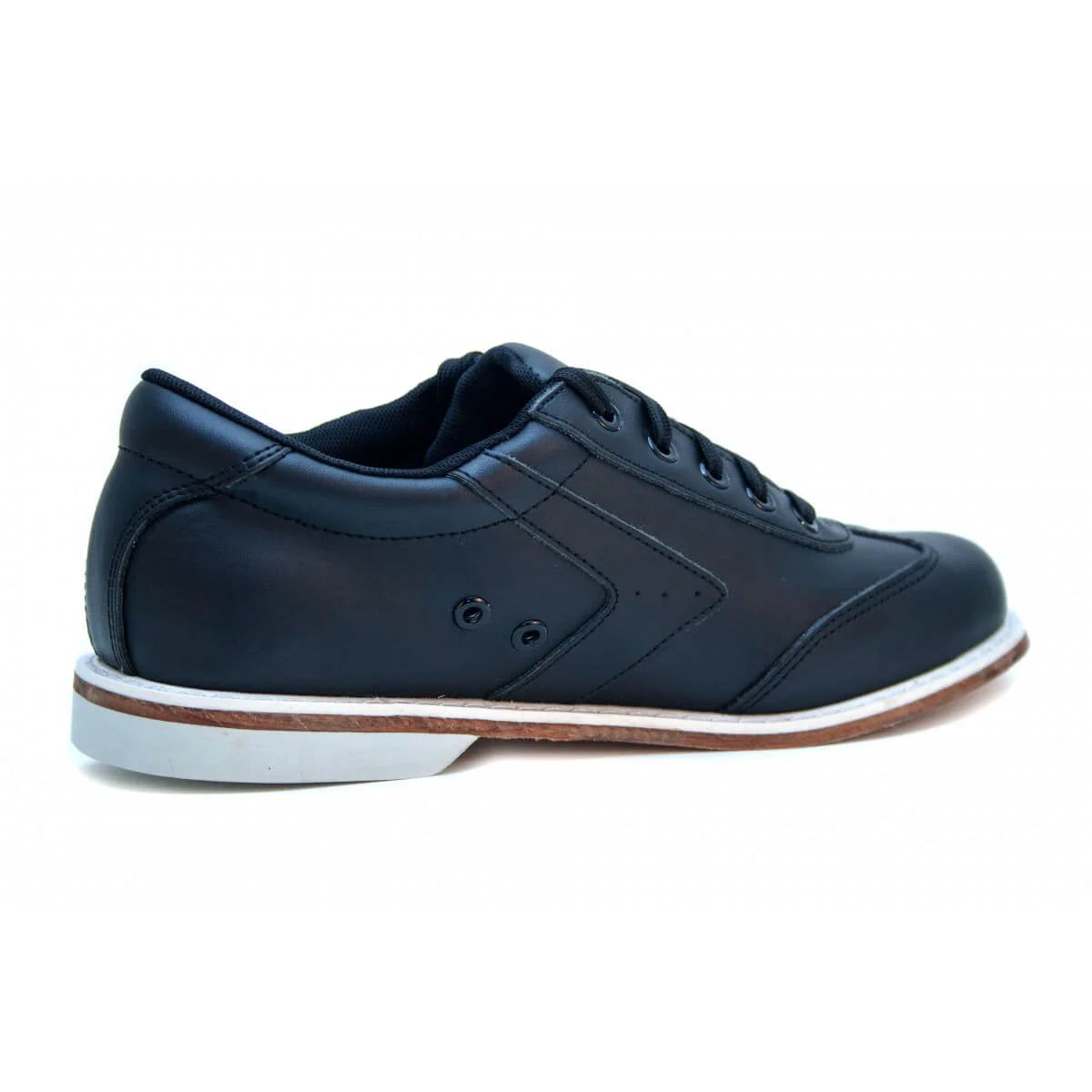 Bowlio Nero Unisex Leather Bowling Shoes - Black